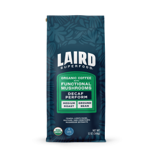 Nourishing Organic Decaf Perform Functional Mushroom Ground Medium Roast Coffee