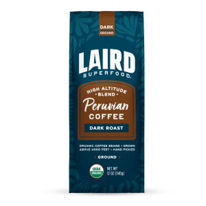 Organic Peruvian Dark Roast Ground Coffee - Reserve Series