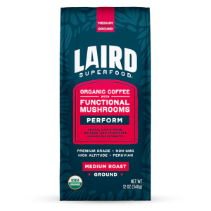 Elite Organic PERFORM Functional Mushroom Coffee - Medium Roast Ground